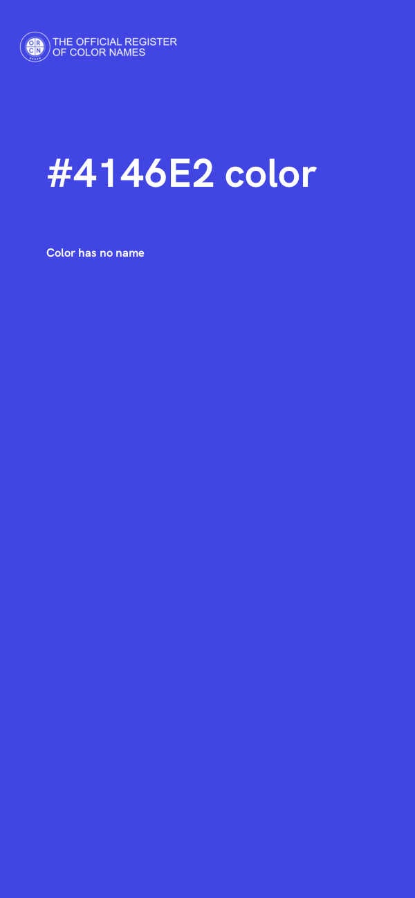 #4146E2 color image