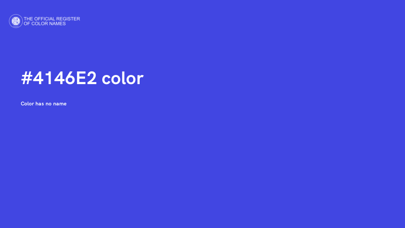 #4146E2 color image