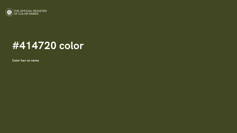 #414720 color image