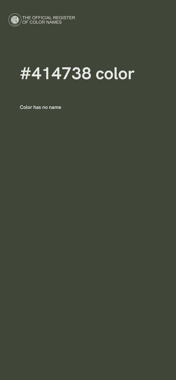 #414738 color image