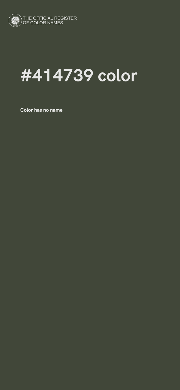 #414739 color image