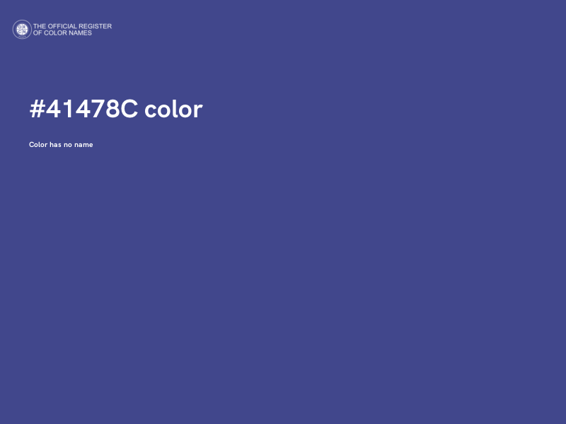 #41478C color image