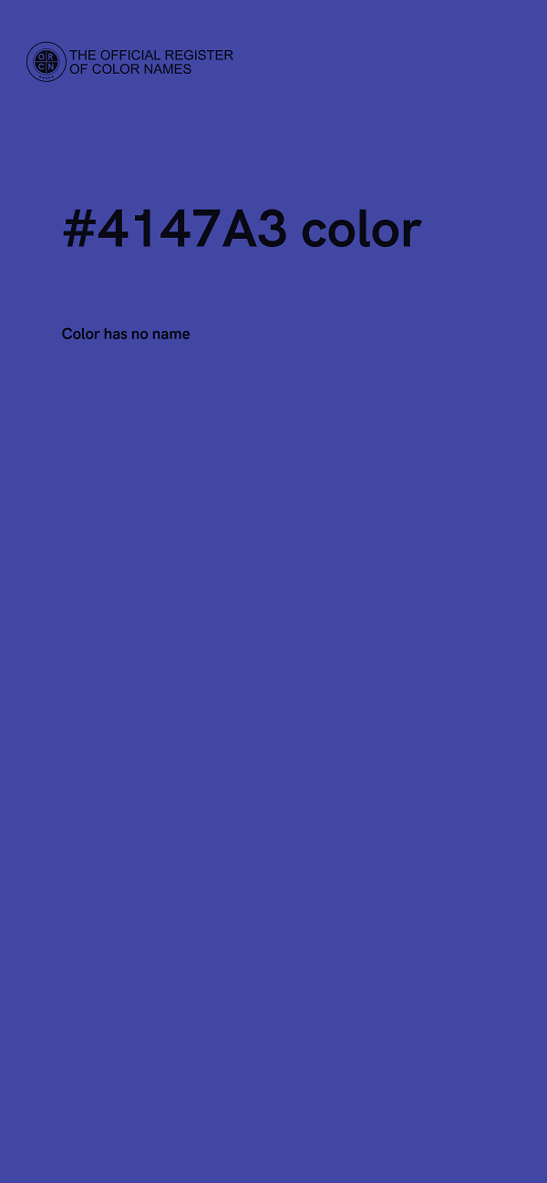 #4147A3 color image