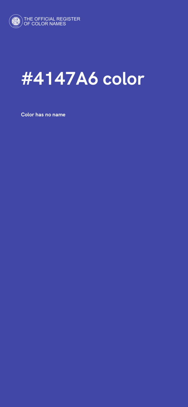 #4147A6 color image