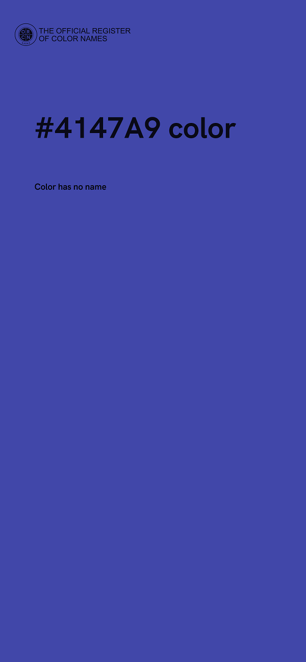 #4147A9 color image