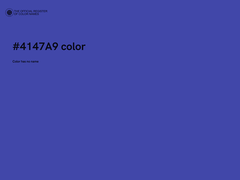 #4147A9 color image