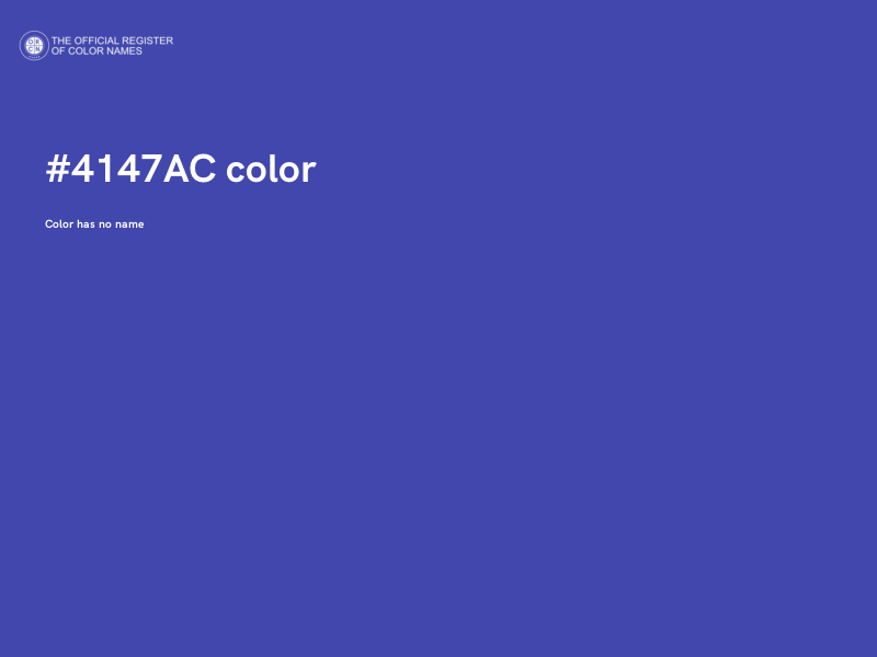 #4147AC color image