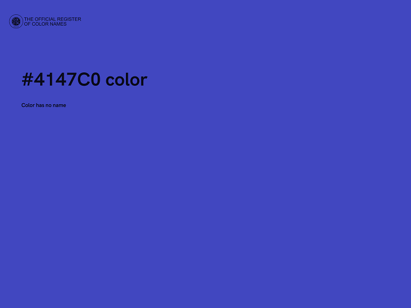 #4147C0 color image