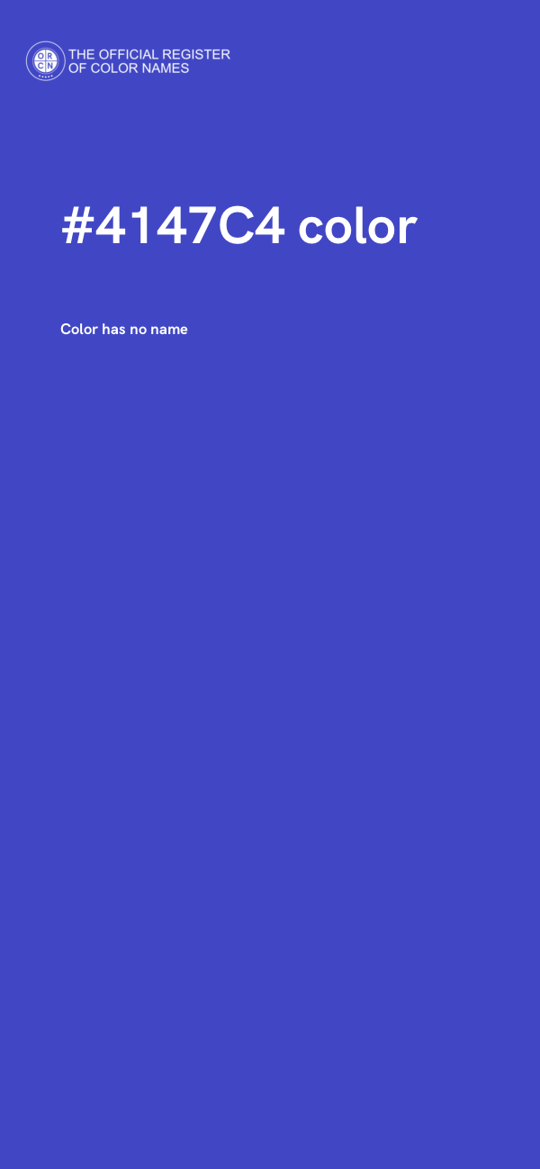 #4147C4 color image