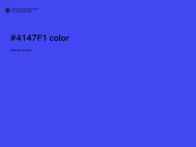 #4147F1 color image