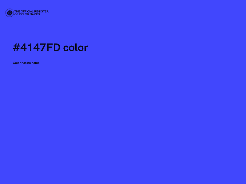 #4147FD color image