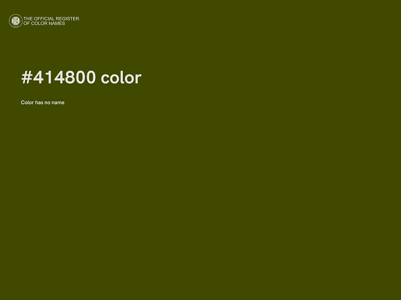 #414800 color image