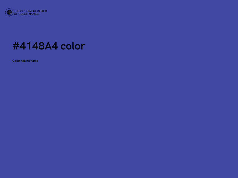 #4148A4 color image