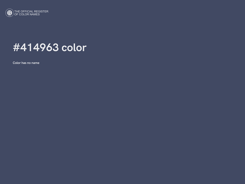 #414963 color image