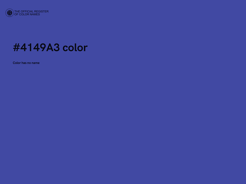 #4149A3 color image