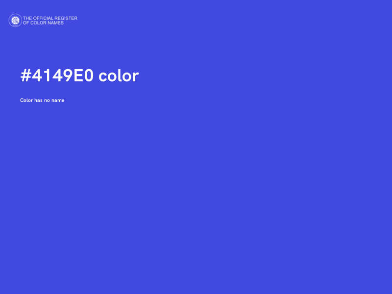 #4149E0 color image