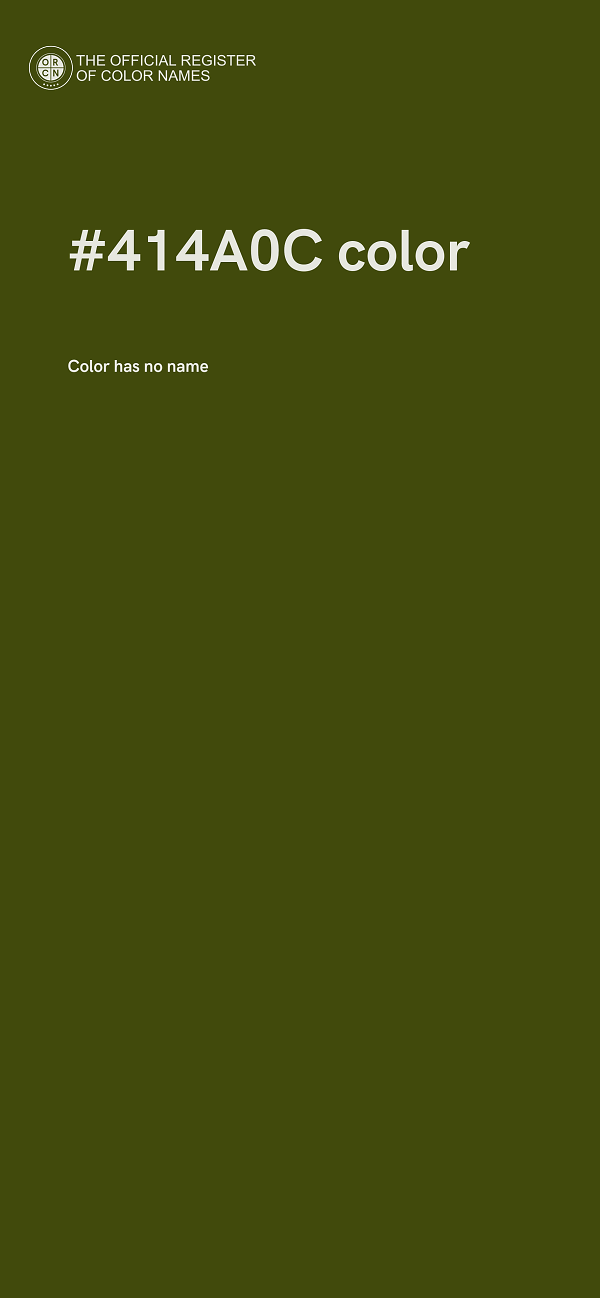 #414A0C color image