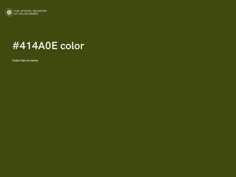 #414A0E color image