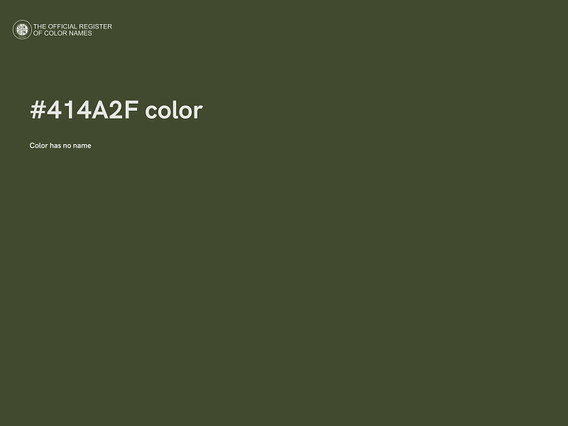 #414A2F color image