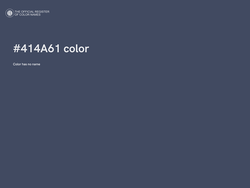 #414A61 color image