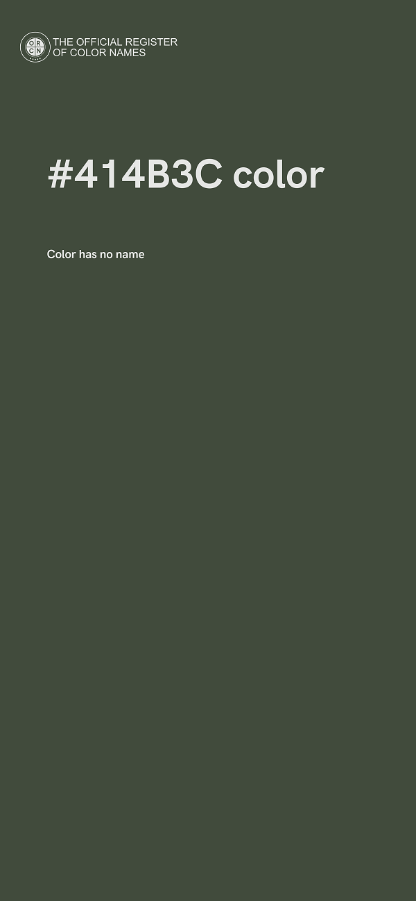 #414B3C color image