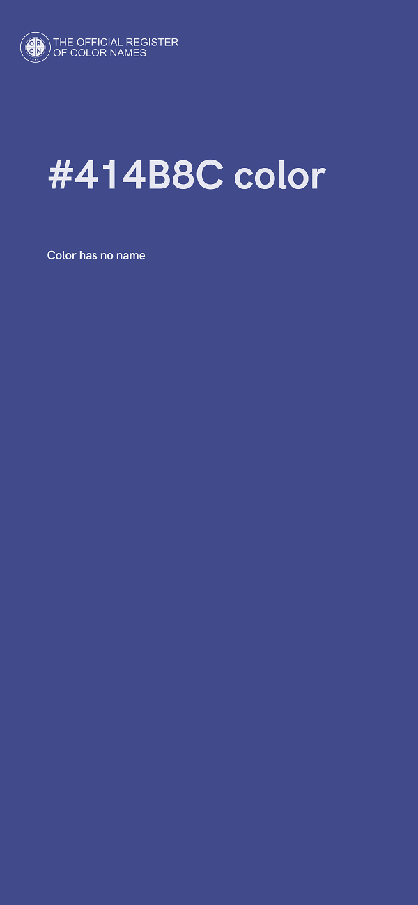 #414B8C color image