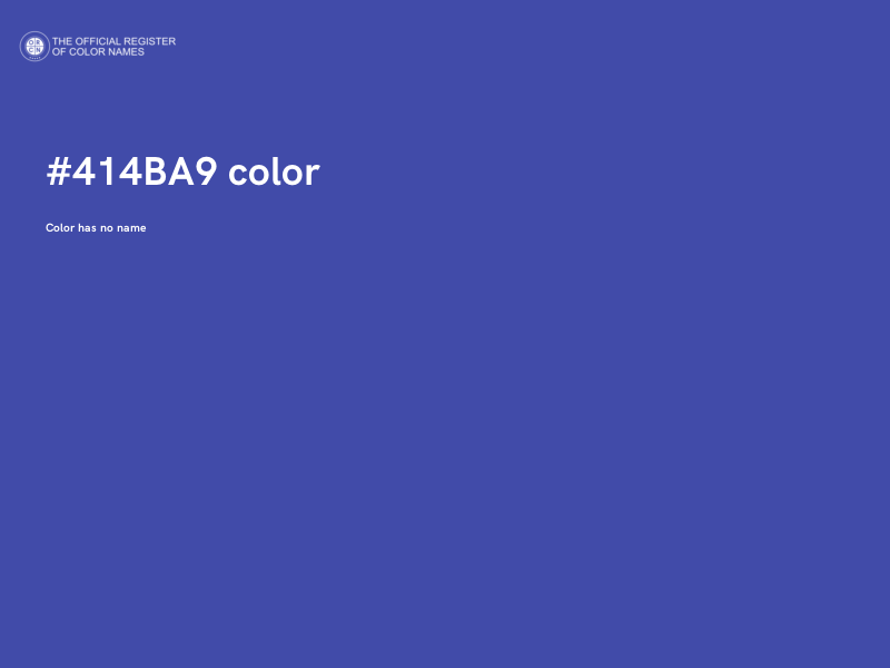 #414BA9 color image