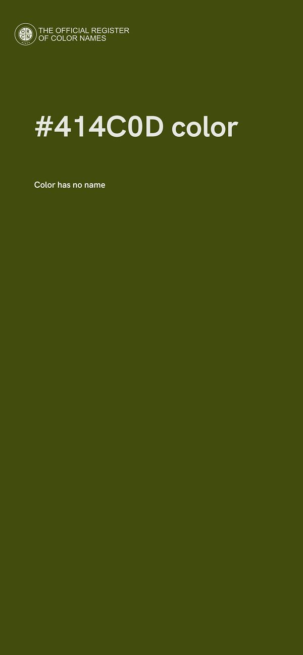 #414C0D color image