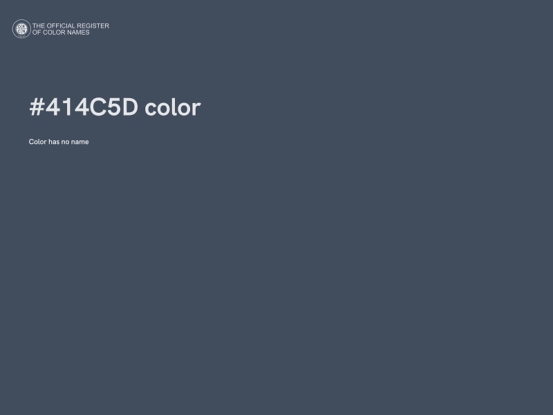 #414C5D color image