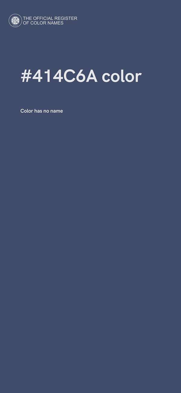 #414C6A color image