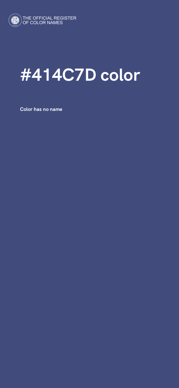 #414C7D color image