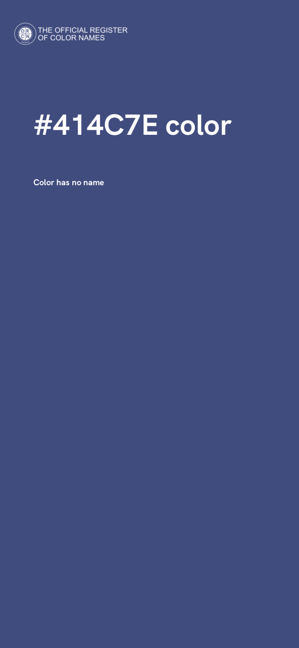 #414C7E color image