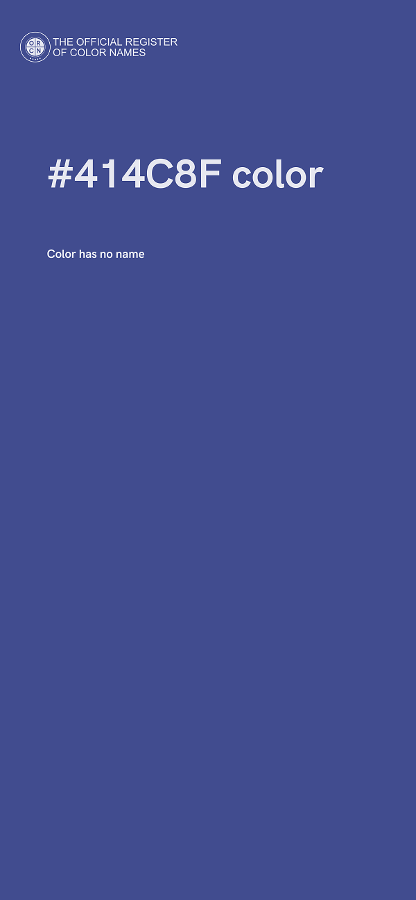 #414C8F color image