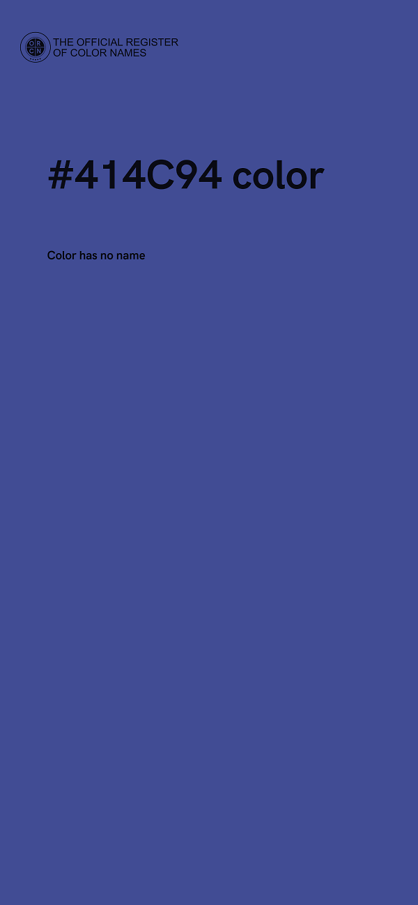 #414C94 color image
