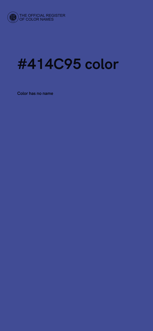 #414C95 color image