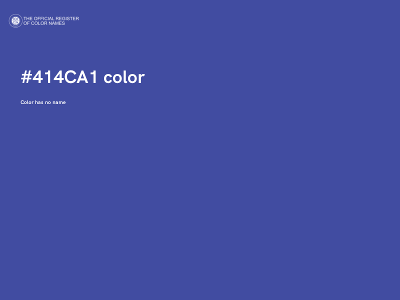 #414CA1 color image