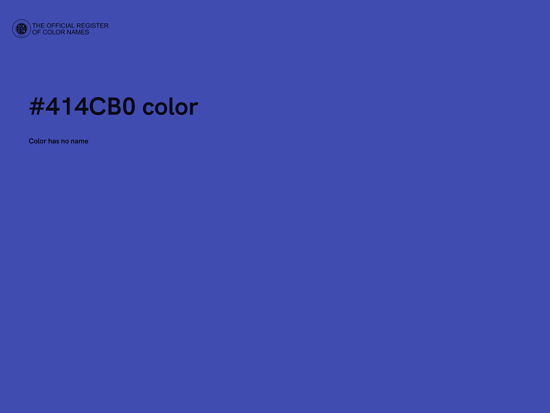 #414CB0 color image