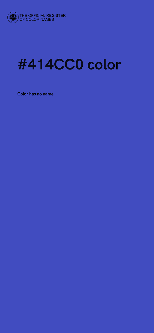 #414CC0 color image