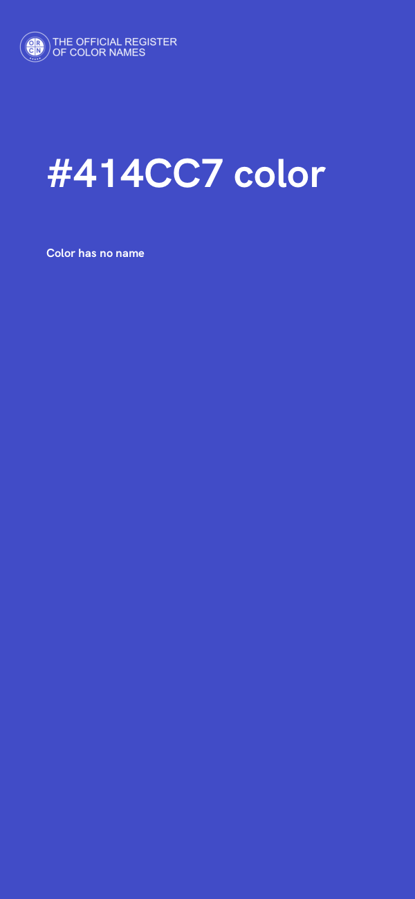 #414CC7 color image