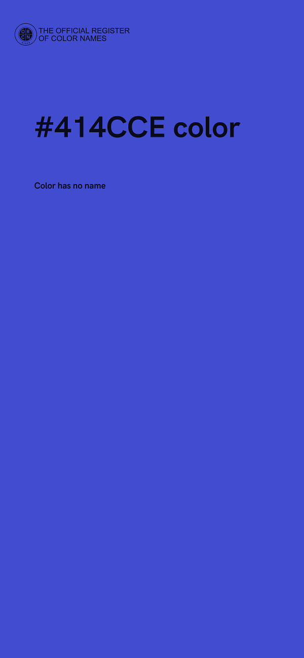 #414CCE color image