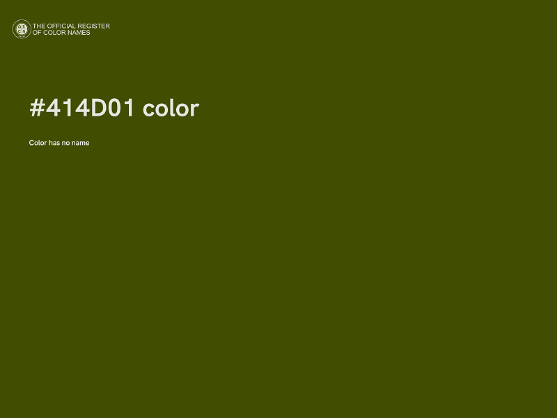 #414D01 color image