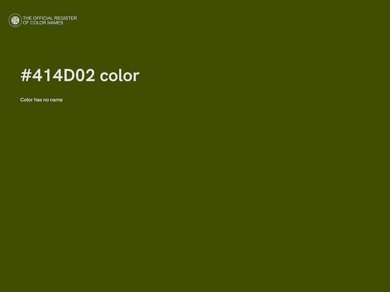 #414D02 color image