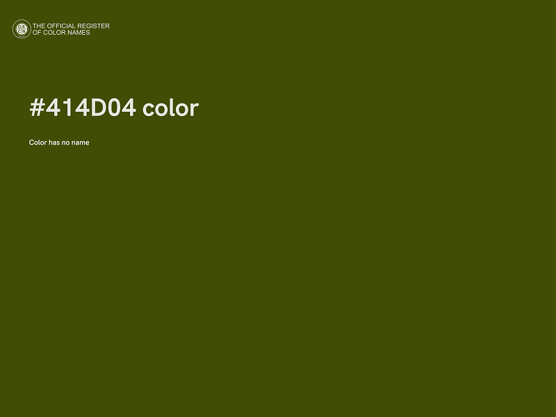 #414D04 color image