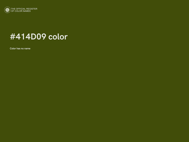 #414D09 color image