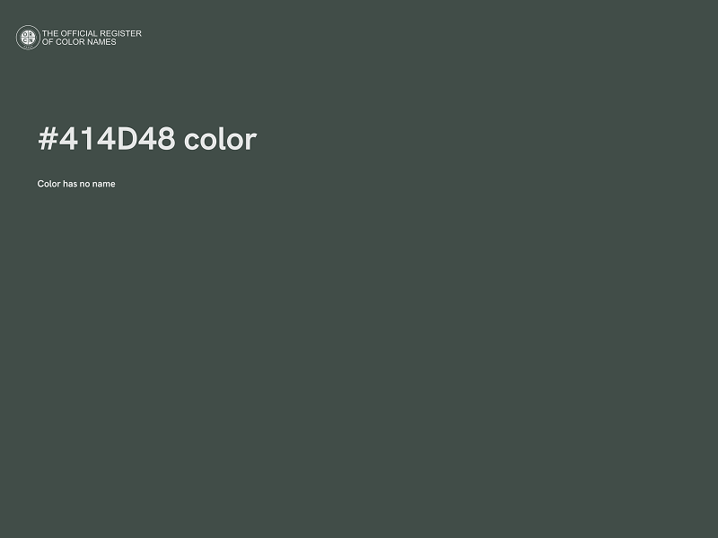 #414D48 color image