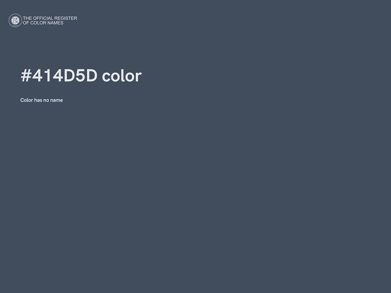 #414D5D color image