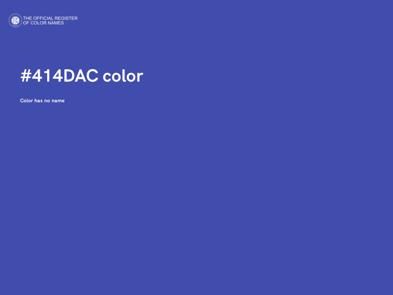 #414DAC color image