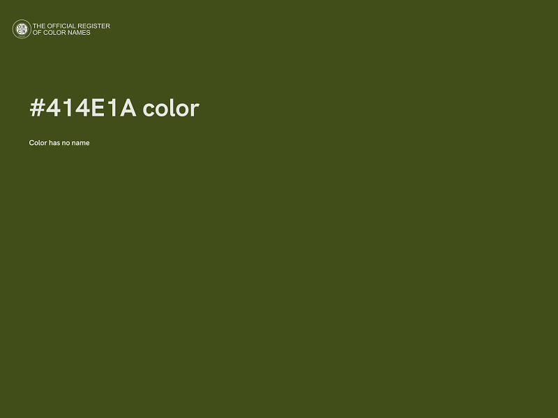 #414E1A color image