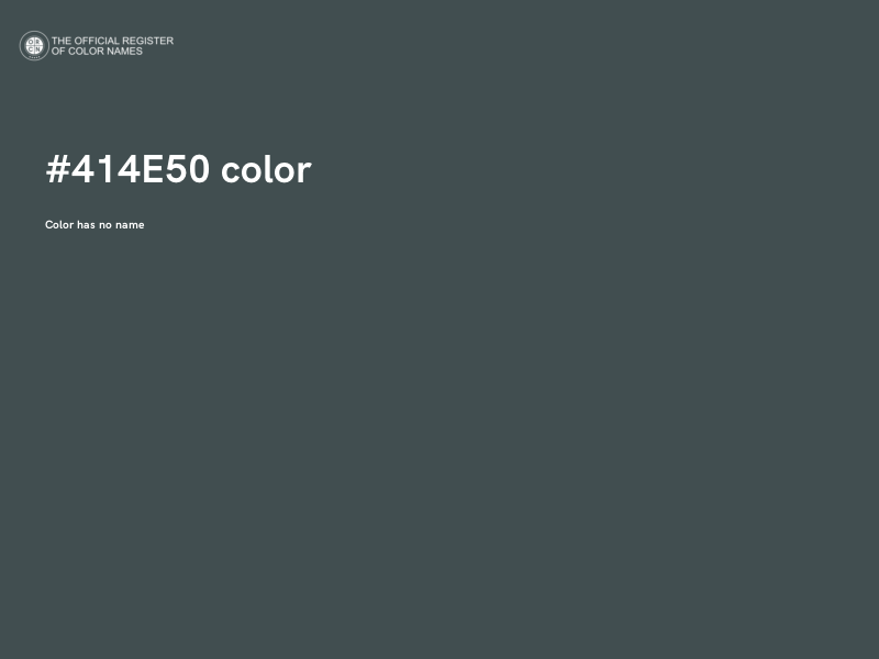 #414E50 color image
