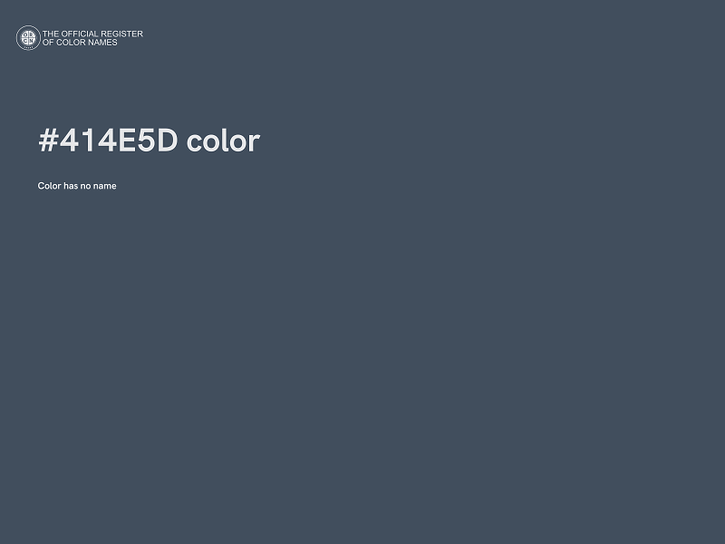 #414E5D color image